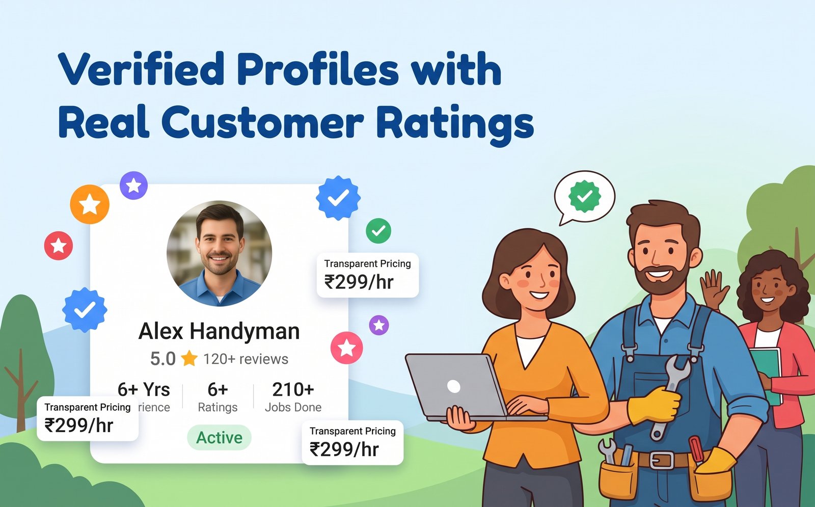 Verified Helper Profiles