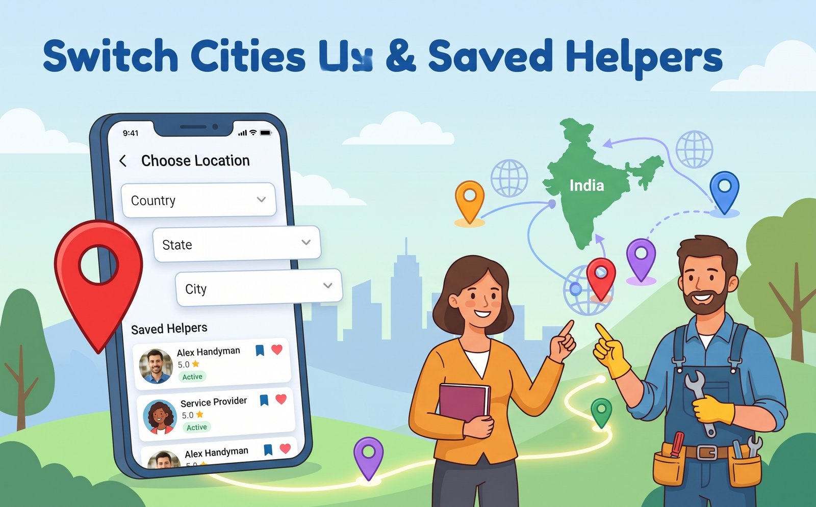 Multi-City Location Picker